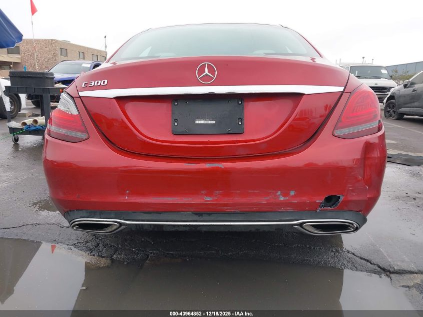 2021 Mercedes-Benz C 300 Sedan VIN: W1KWF8DB6MR619695 Lot: 43964852