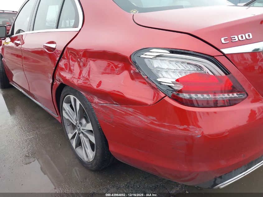 2021 Mercedes-Benz C 300 Sedan VIN: W1KWF8DB6MR619695 Lot: 43964852