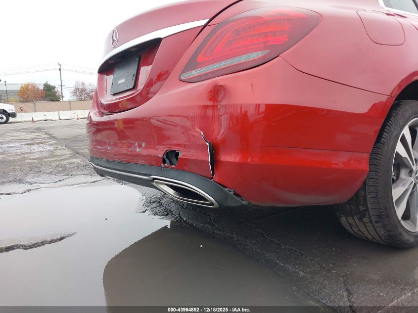 2021 Mercedes-Benz C 300 Sedan VIN: W1KWF8DB6MR619695 Lot: 43964852