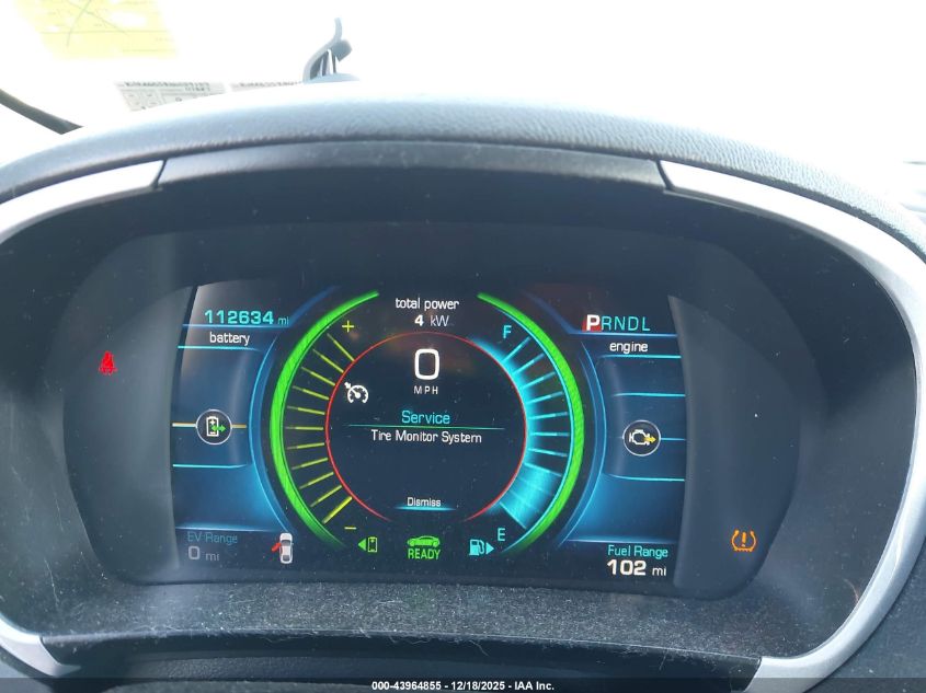 2017 Chevrolet Volt Lt VIN: 1G1RA6S58HU109139 Lot: 43964855