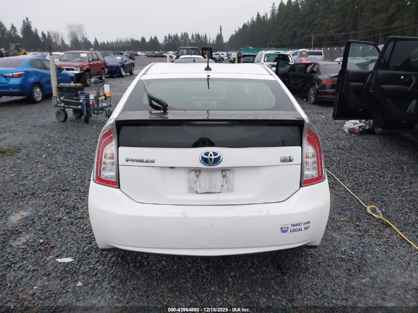 2014 Toyota Prius Three VIN: JTDKN3DU6E1773212 Lot: 43964860