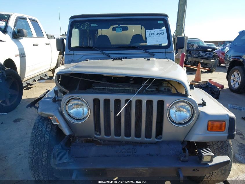 2001 Jeep Wrangler Sport VIN: 1J4FA49S51P366347 Lot: 43964903