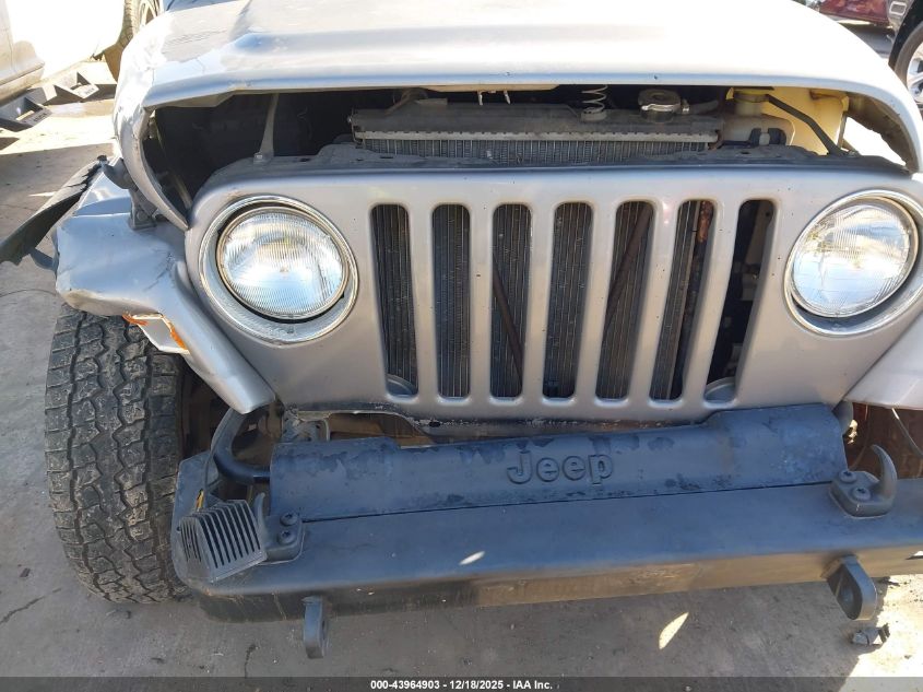 2001 Jeep Wrangler Sport VIN: 1J4FA49S51P366347 Lot: 43964903