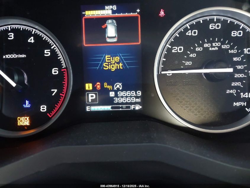 2019 Subaru Forester Premium VIN: JF2SKAGC7KH562475 Lot: 43964915