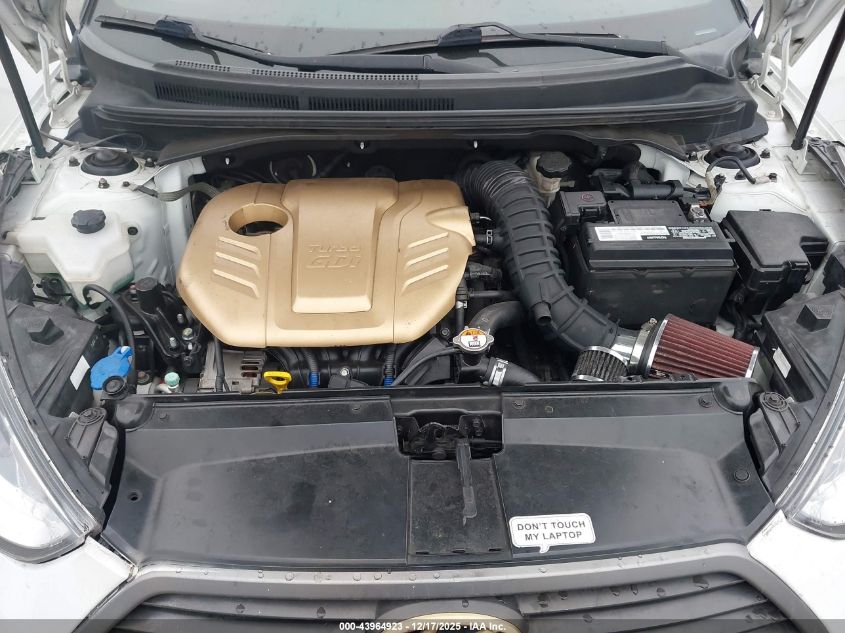 2016 Hyundai Veloster Turbo VIN: KMHTC6AE2GU297126 Lot: 43964923