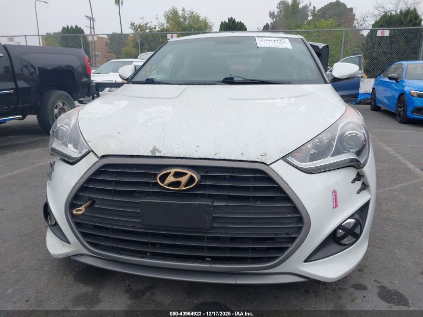 2016 Hyundai Veloster Turbo VIN: KMHTC6AE2GU297126 Lot: 43964923