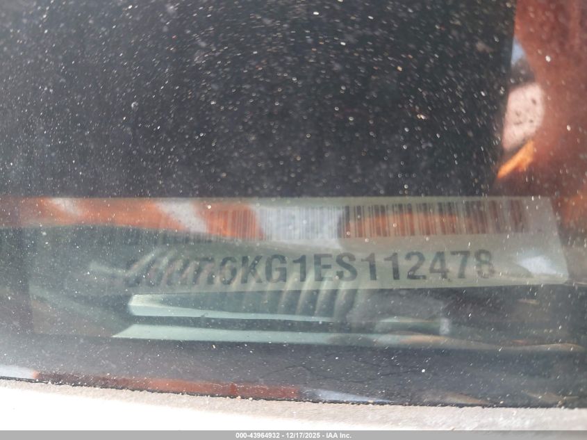 2014 Ram 1500 Tradesman VIN: 1C6RR6KG1ES112478 Lot: 43964932