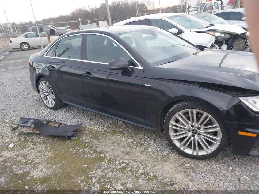 2019 Audi A4 45 Premium VIN: WAUENAF43KN019491 Lot: 43964930