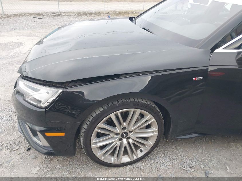 2019 Audi A4 45 Premium VIN: WAUENAF43KN019491 Lot: 43964930