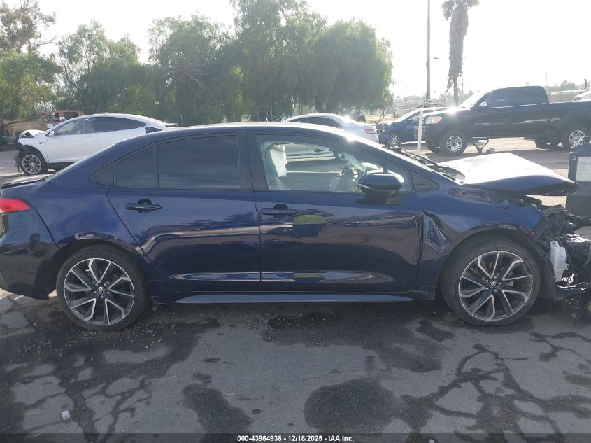2021 Toyota Corolla Se VIN: JTDS4MCE9MJ077512 Lot: 43964938