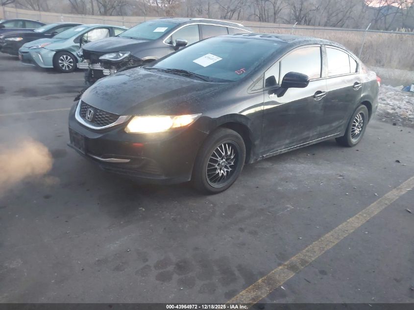 2014 Honda Civic Lx VIN: 2HGFB2F5XEH525929 Lot: 43964972