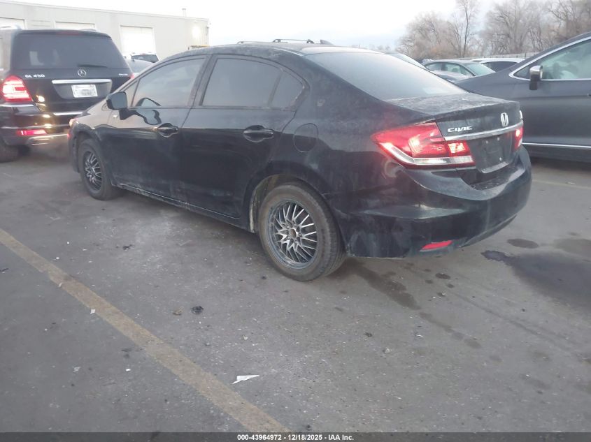 2014 Honda Civic Lx VIN: 2HGFB2F5XEH525929 Lot: 43964972