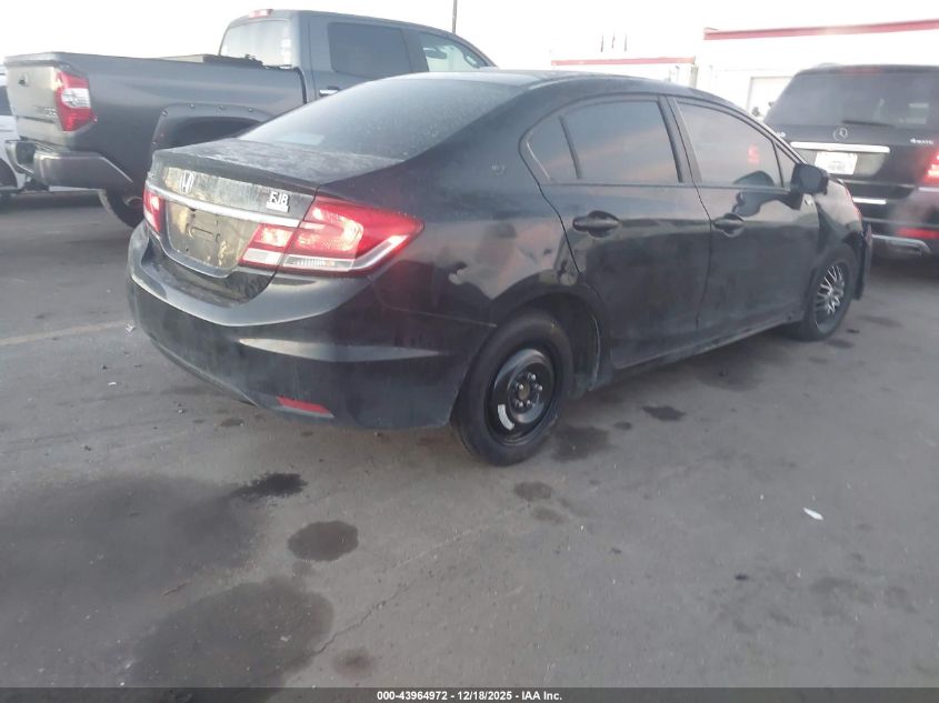 2014 Honda Civic Lx VIN: 2HGFB2F5XEH525929 Lot: 43964972