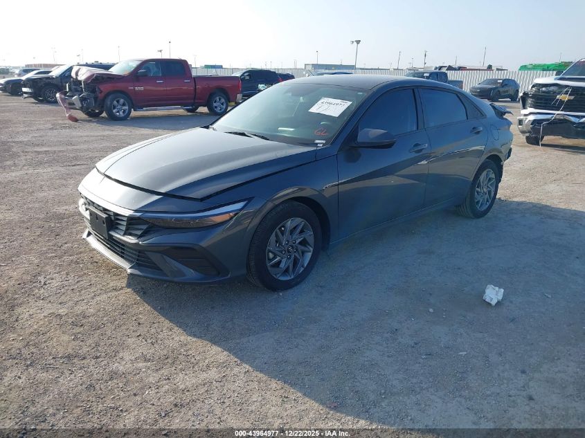 2025 Hyundai Elantra Hybrid Blue VIN: KMHLM4DJ7SU129078 Lot: 43964977