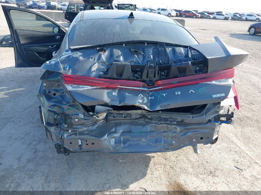 2025 Hyundai Elantra Hybrid Blue VIN: KMHLM4DJ7SU129078 Lot: 43964977