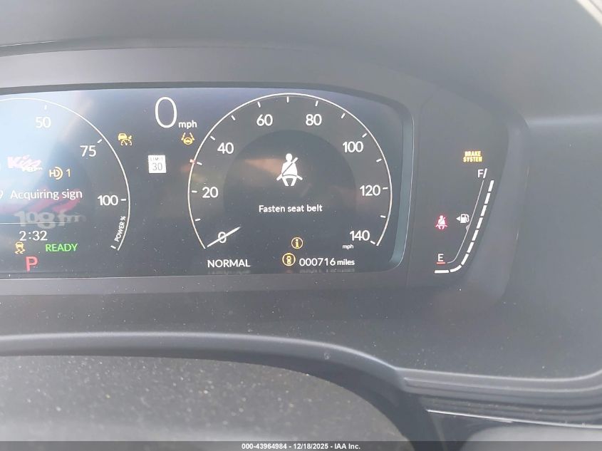 2025 Honda Civic Hybrid Sport/Sport Touring VIN: 2HGFE4F81SH341276 Lot: 43964984