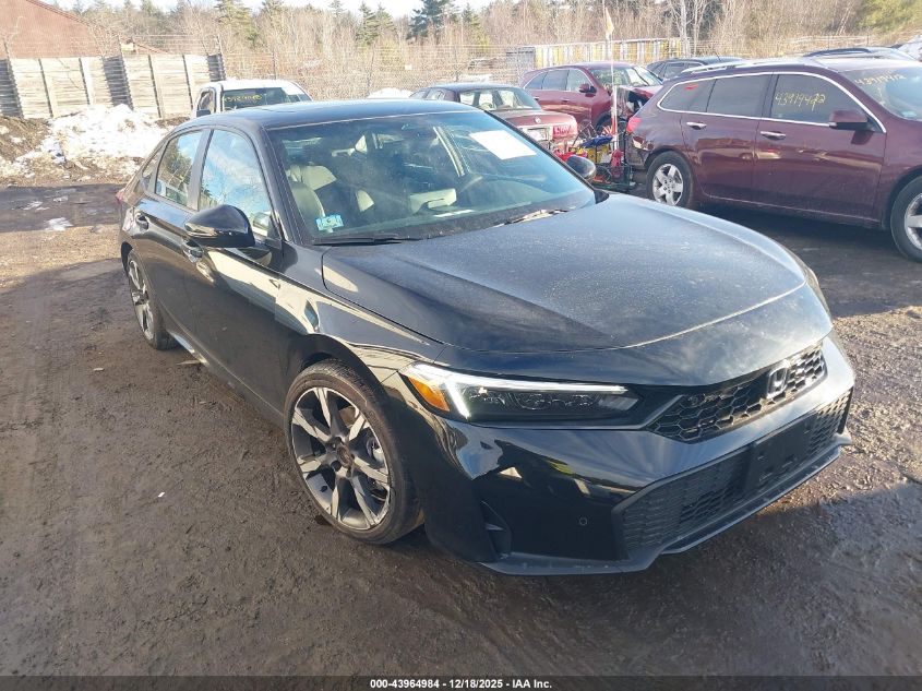 2025 Honda Civic Hybrid Sport/Sport Touring VIN: 2HGFE4F81SH341276 Lot: 43964984