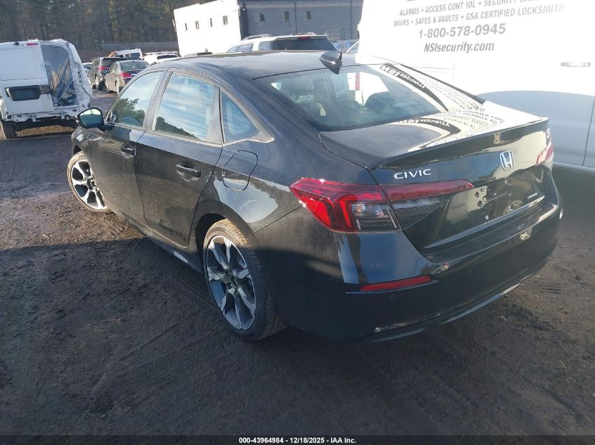 2025 Honda Civic Hybrid Sport/Sport Touring VIN: 2HGFE4F81SH341276 Lot: 43964984