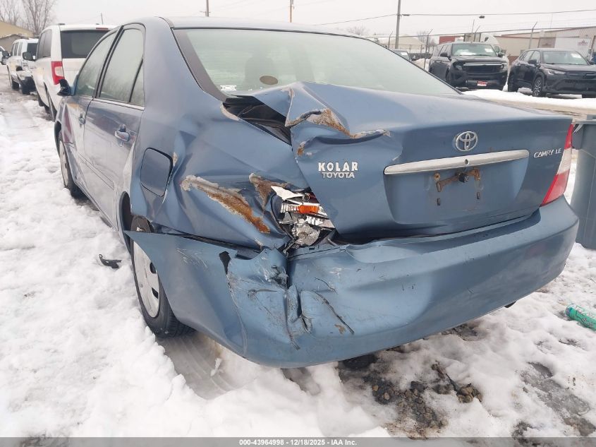 2004 Toyota Camry Le VIN: 4T1BE32K44U822871 Lot: 43964998