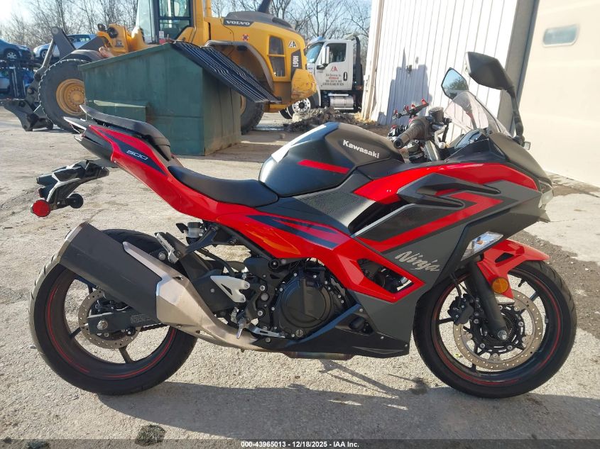 2024 Kawasaki Ex500 VIN: ML5EXGG16RDA11208 Lot: 43965013