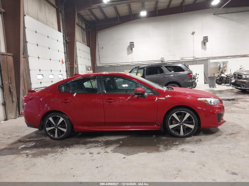 2019 Subaru Impreza 2.0I Sport VIN: 4S3GKAM63K3618220 Lot: 43965027