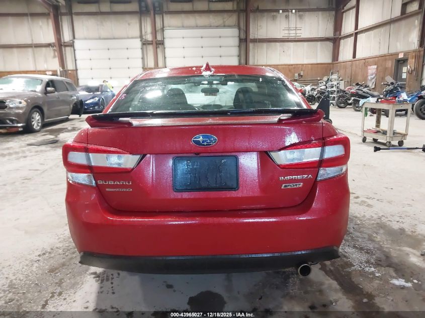 2019 Subaru Impreza 2.0I Sport VIN: 4S3GKAM63K3618220 Lot: 43965027