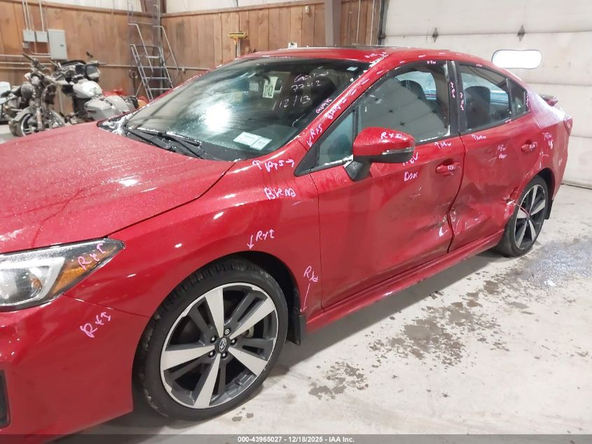 2019 Subaru Impreza 2.0I Sport VIN: 4S3GKAM63K3618220 Lot: 43965027