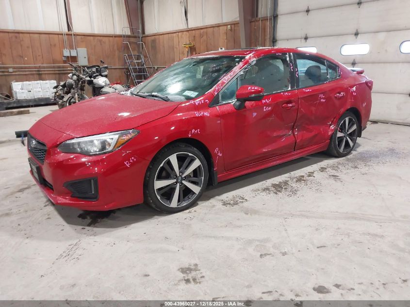 2019 Subaru Impreza 2.0I Sport VIN: 4S3GKAM63K3618220 Lot: 43965027
