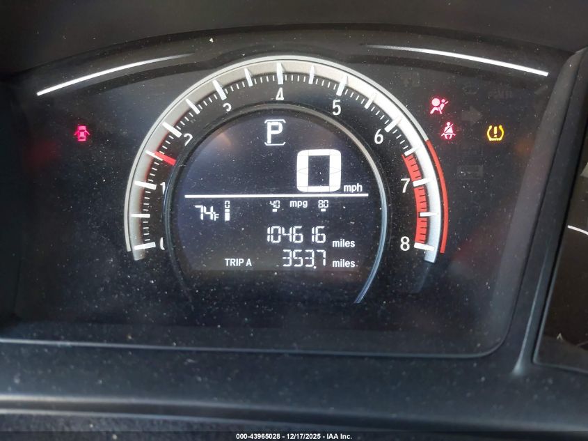 2018 Honda Civic Sport VIN: SHHFK7H42JU212792 Lot: 43965028