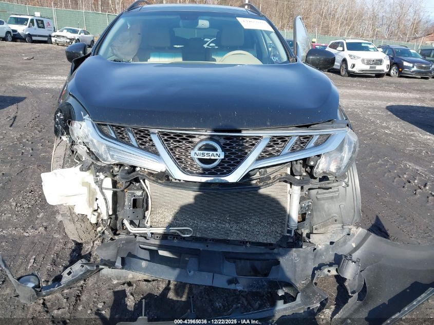 2011 Nissan Murano Sl VIN: JN8AZ1MWXBW180722 Lot: 43965036