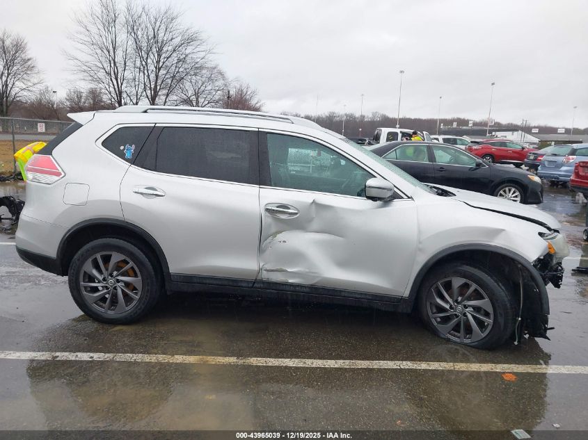 2016 Nissan Rogue Sl VIN: 5N1AT2MV9GC774264 Lot: 43965039