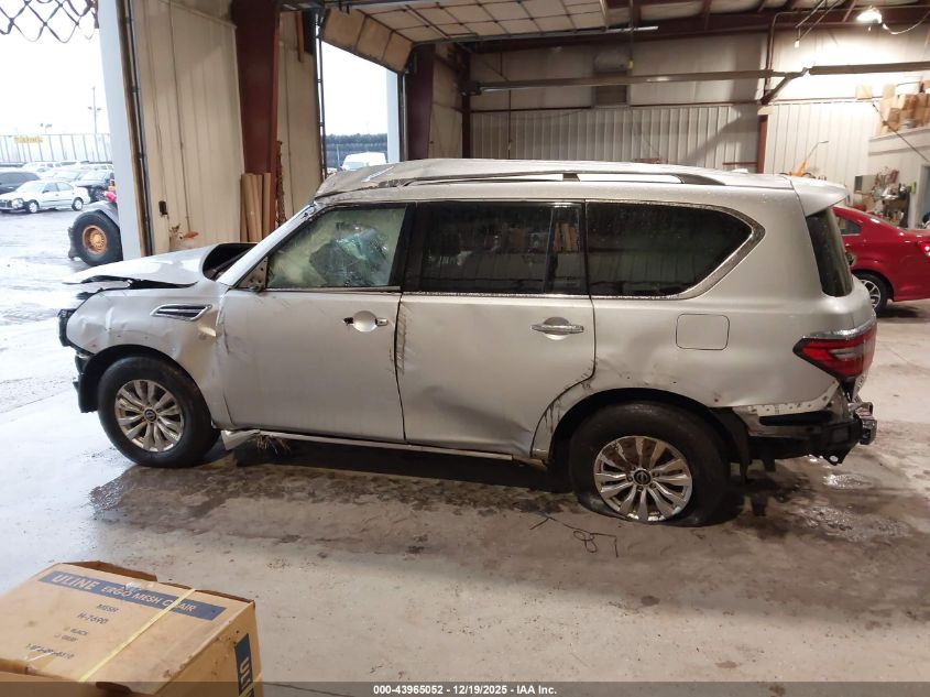 2021 Nissan Armada Sv 4Wd VIN: JN8AY2AD0M9662208 Lot: 43965052