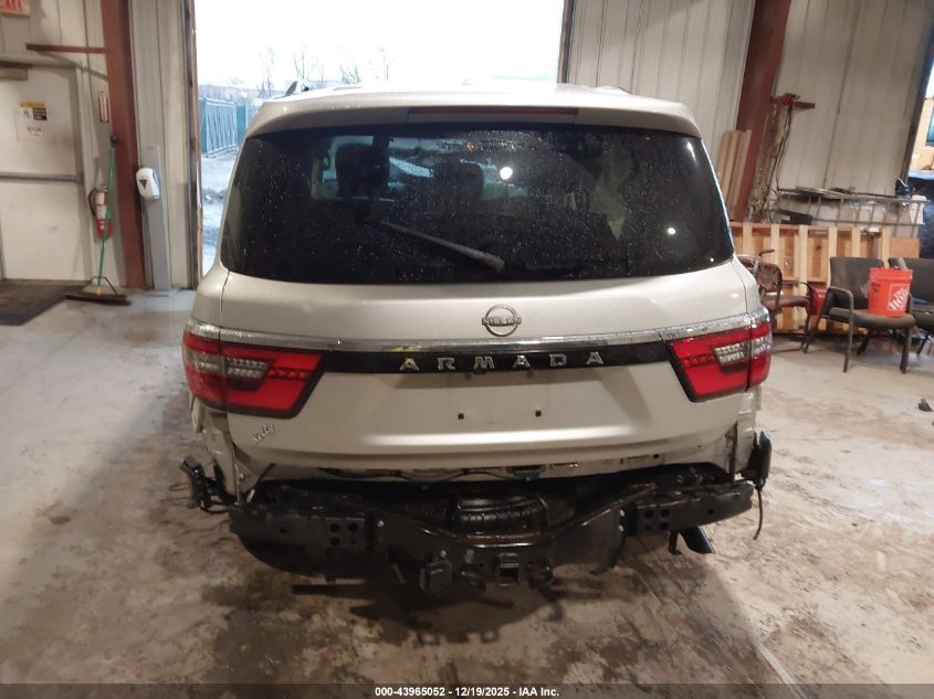 2021 Nissan Armada Sv 4Wd VIN: JN8AY2AD0M9662208 Lot: 43965052