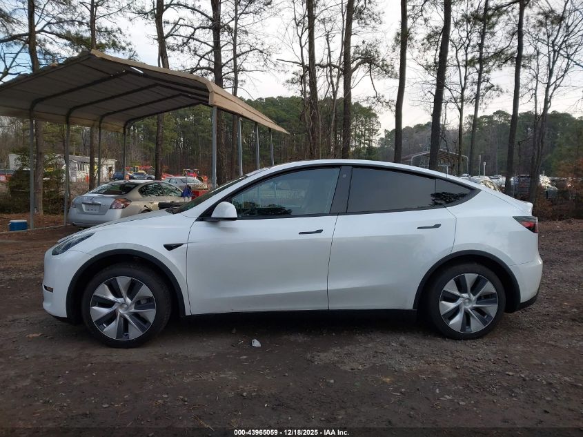 2020 Tesla Model Y Long Range Dual Motor All-Wheel Drive VIN: 5YJYGDEEXLF024922 Lot: 43965059