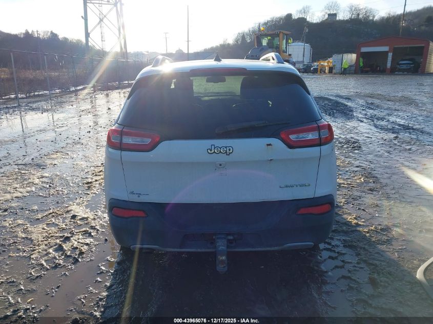 2016 Jeep Cherokee Limited VIN: 1C4PJLDB1GW107607 Lot: 43965076