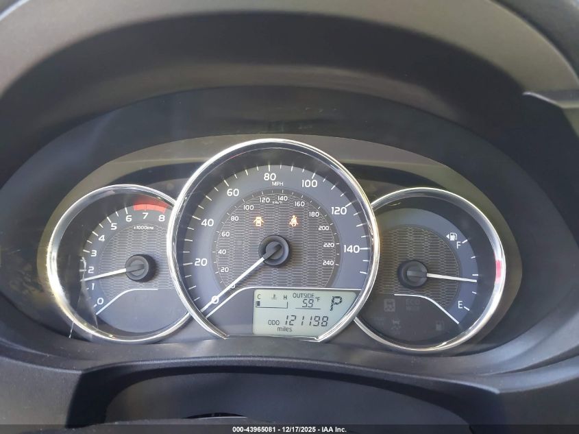 2015 Toyota Corolla Le Eco Plus VIN: 5YFBPRHE5FP313424 Lot: 43965081