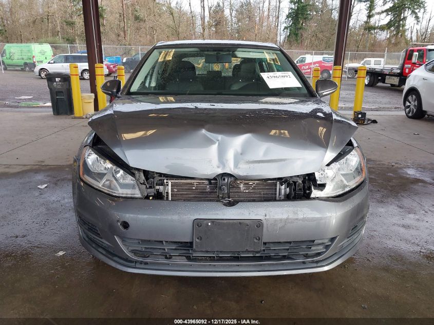 2015 Volkswagen Golf Tsi S 4-Door VIN: 3VW217AU7FM029966 Lot: 43965092