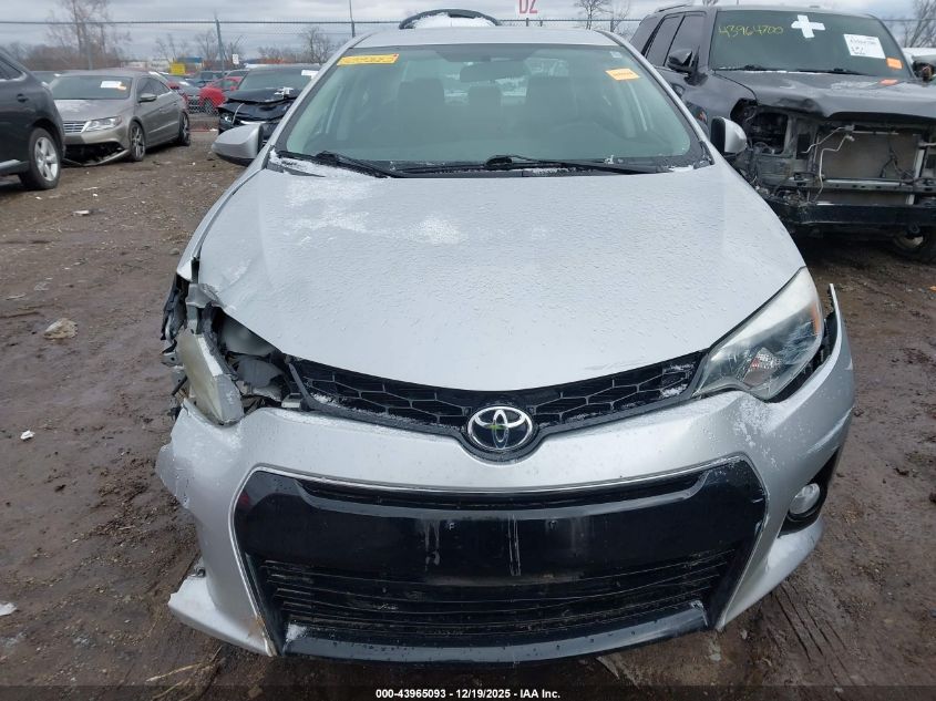 2016 Toyota Corolla S Plus VIN: 2T1BURHE8GC599845 Lot: 43965093
