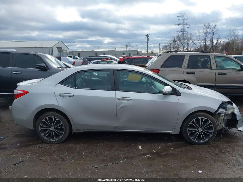 2016 Toyota Corolla S Plus VIN: 2T1BURHE8GC599845 Lot: 43965093