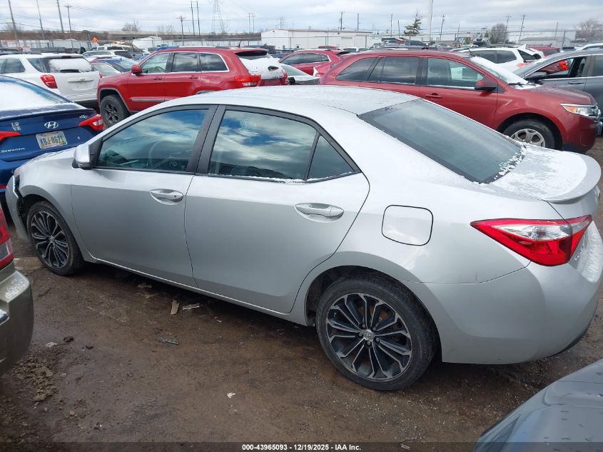 2016 Toyota Corolla S Plus VIN: 2T1BURHE8GC599845 Lot: 43965093