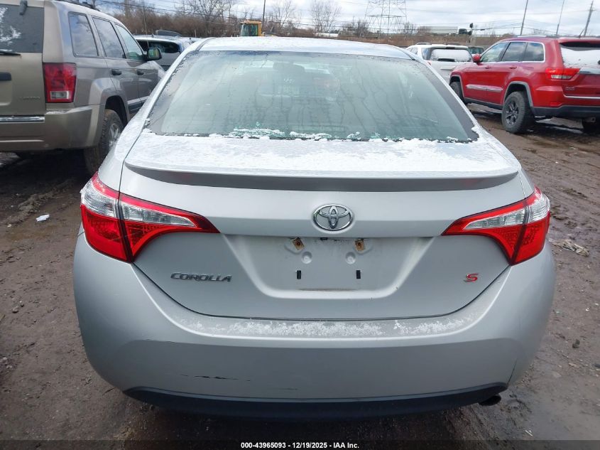 2016 Toyota Corolla S Plus VIN: 2T1BURHE8GC599845 Lot: 43965093
