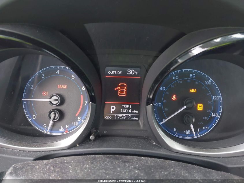 2016 Toyota Corolla S Plus VIN: 2T1BURHE8GC599845 Lot: 43965093