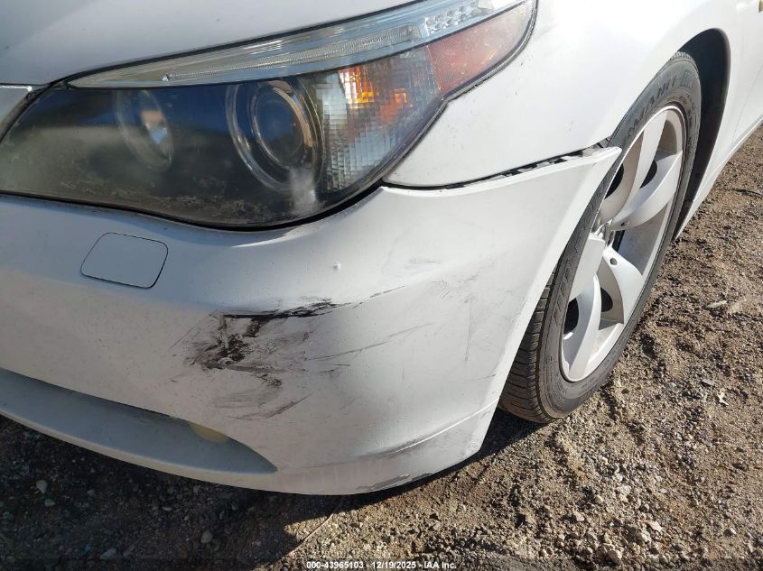 2007 BMW 525I VIN: WBANE535X7CY04047 Lot: 43965103