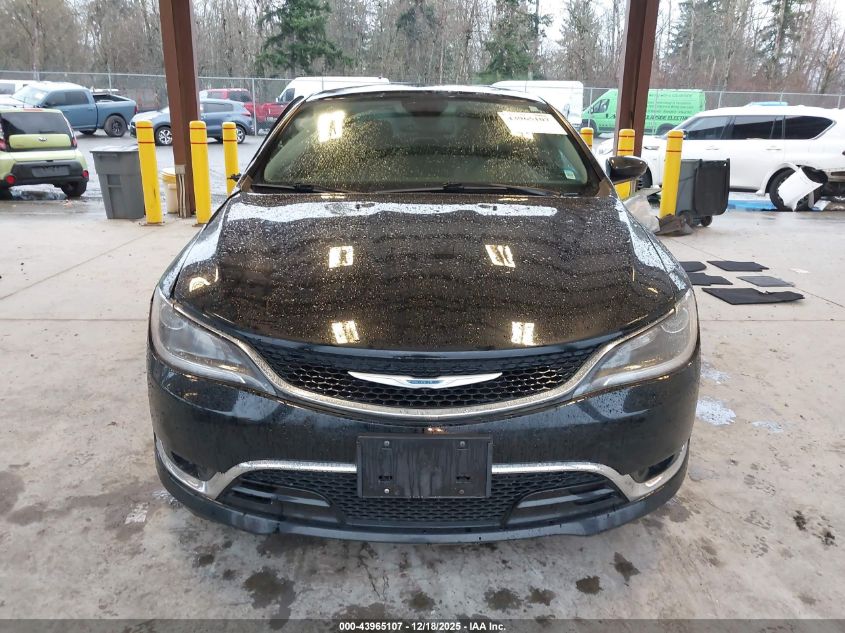 2015 Chrysler 200 C VIN: 1C3CCCCBXFN575189 Lot: 43965107