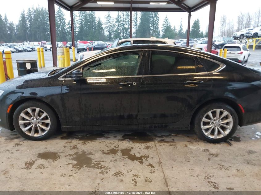 2015 Chrysler 200 C VIN: 1C3CCCCBXFN575189 Lot: 43965107