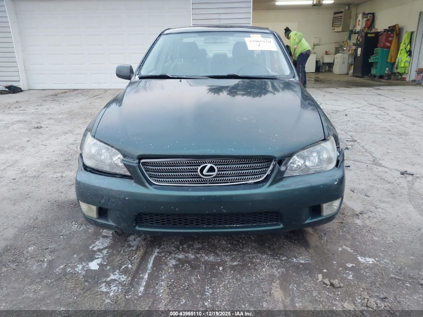 2001 Lexus Is 300 VIN: JTHBD182X10008096 Lot: 43965110