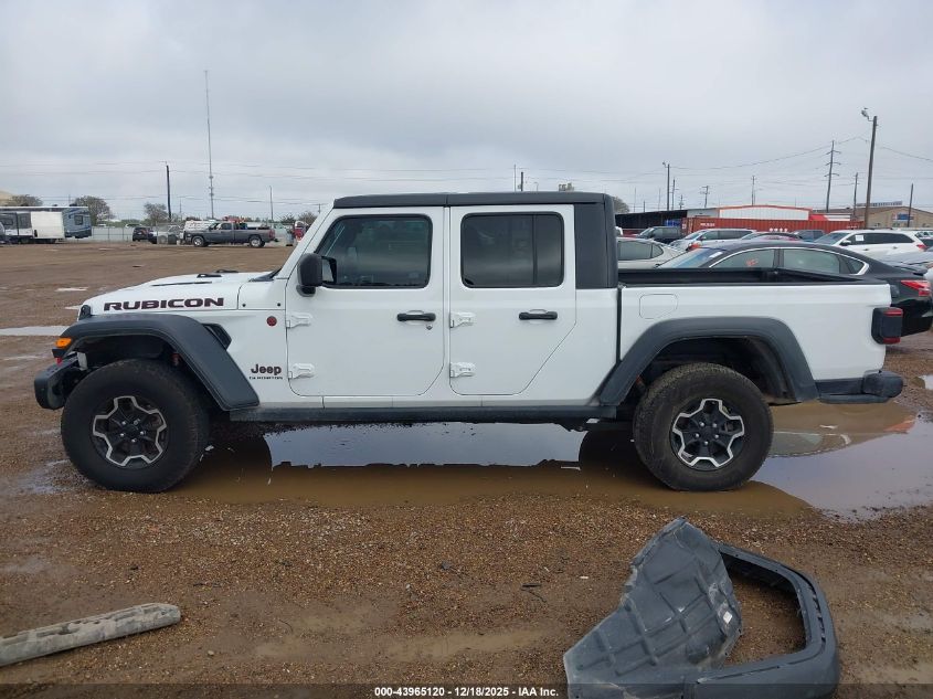 2022 Jeep Gladiator Rubicon 4X4 VIN: 1C6JJTBG2NL166241 Lot: 43965120