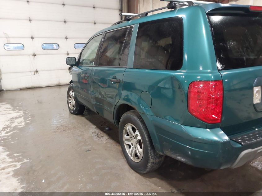 2003 Honda Pilot Ex VIN: 2HKYF18403H517255 Lot: 43965126