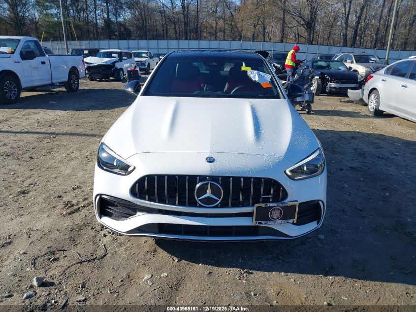 2024 Mercedes-Benz Amg C 43 4Matic VIN: W1KAF8HB3RR201932 Lot: 43965161