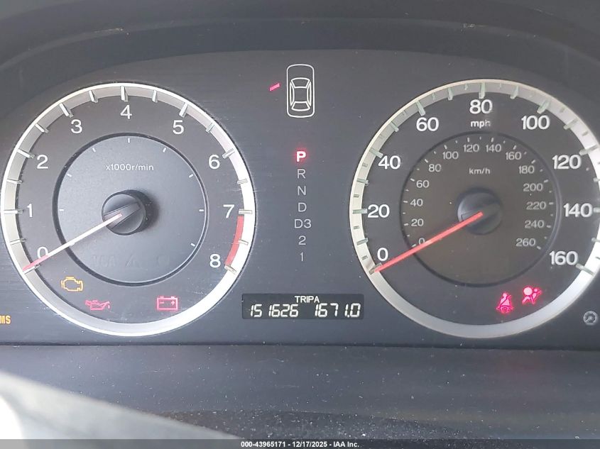 2009 Honda Accord 2.4 Ex-L VIN: 1HGCS12809A001318 Lot: 43965171